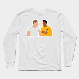 Valtteri Bottas and Lewis Hamilton being best friends for Mercedes Long Sleeve T-Shirt